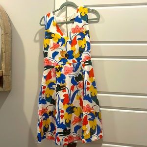 Gorgeous summer dress .51% Lyocell /49% linen. Lining is 100% polyester